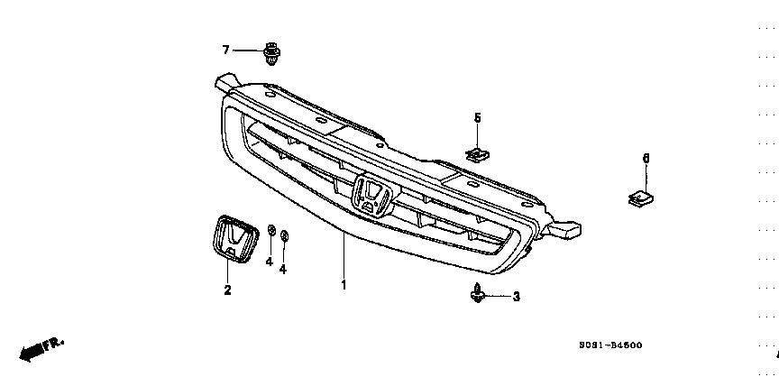Honda Civic EK9 NUT, SPRING 5MM (90331-SD5-003)