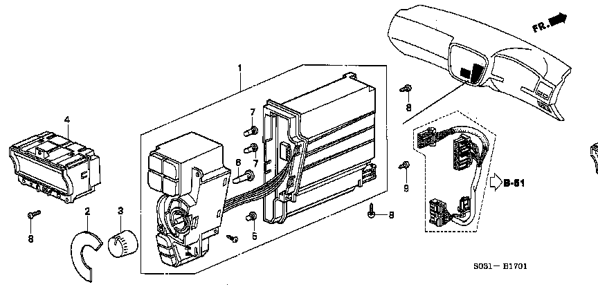 Honda Civic EK9 BULB, NEO WEDGE (14V 40MA) (80629-S04-003)