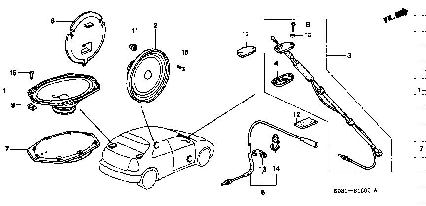 Honda Civic EK9 WASHER, WATERPROOF (90502-SA0-003)