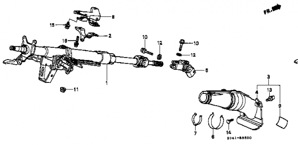 Honda Civic EK9  (90511-671-003)