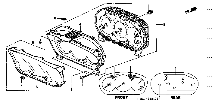 Honda Civic EP3 VISOR (78155-S6A-N01)