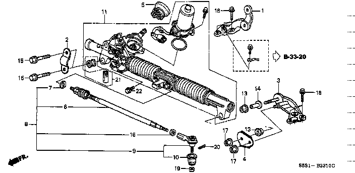 Honda Civic EP3 NUT, HEX (90301-S5A-003)