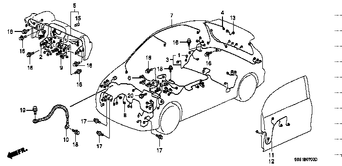 Honda Civic EP3 CONDENSER COMP. (30510-SCC-013)