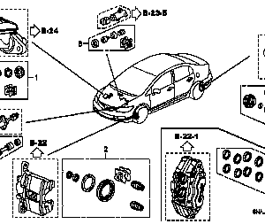 Honda Civic FD2 STICKER (75714-SAA-J41)