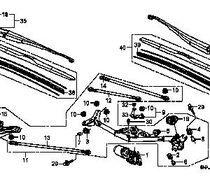 Honda Civic FD2 ROD UNIT B (76550-SNA-U01)