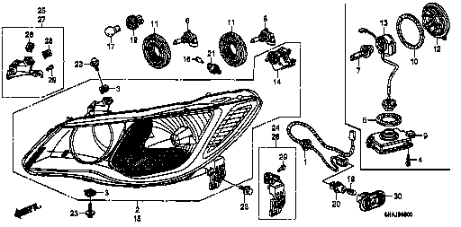 Honda Civic FD2 CONTROL UNIT (33119-TA0-003)