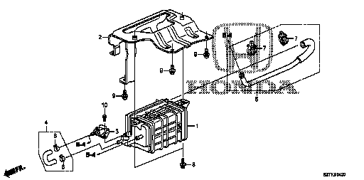 Honda Cr-z ZF2 VALVE, 2-WAY (17371-SLJ-003)