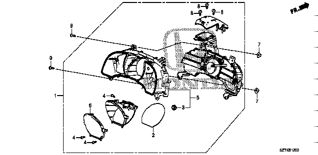Honda Cr-z ZF2 GROMMET (78111-SZT-J01)