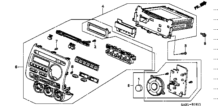 Honda Fit GD3 CLIP. SNAP FITTING (77205-S0X-A01)