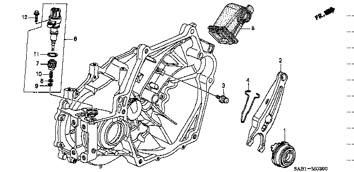 Honda Fit GD3 BEARING, CLUTCH RELEASE (FUJIKOSHI) (22810-RPF-003)