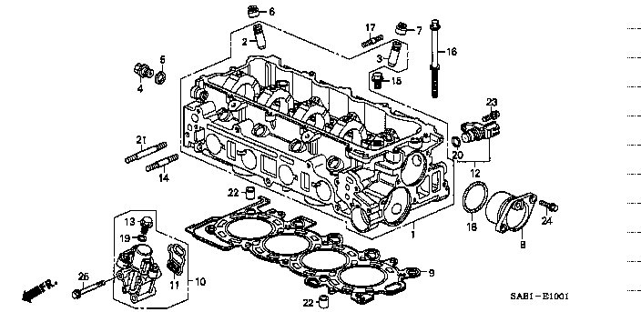Honda Fit GD3 BOLT, FLANGE 6X55 (95701-060-5508)