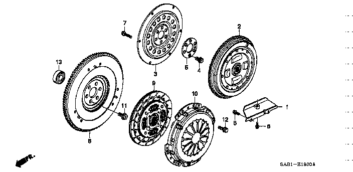 Honda Fit GD3 DISC COMP., PRESSURE (22300-PWA-005)