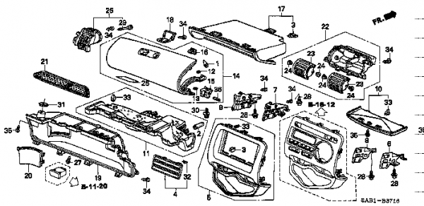 Honda Fit GD3 ADJUSTER , LOCK SLIDE (77510-SAA-J01ZA)