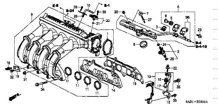 Honda Fit GD3 BOLT, STUD 6X25 (92900-060-250B)