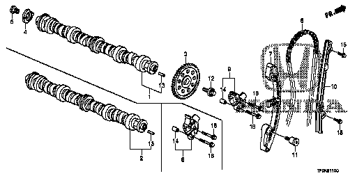 Honda Fit GE8 BOLT, FLANGE 6X16 (95701-060-1608)