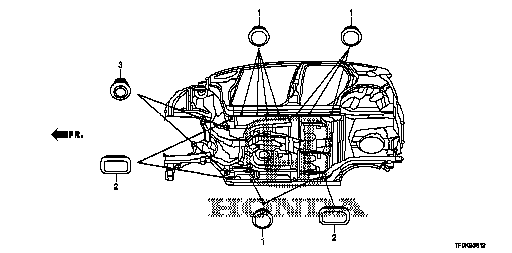 Honda Fit GE8 PLUG, BLIND 25MM (91606-SK7-003)