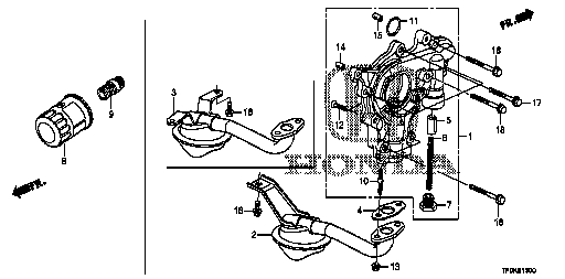Honda Fit GE8 PACKING OIL STRAINER (15221-PZ1-000)
