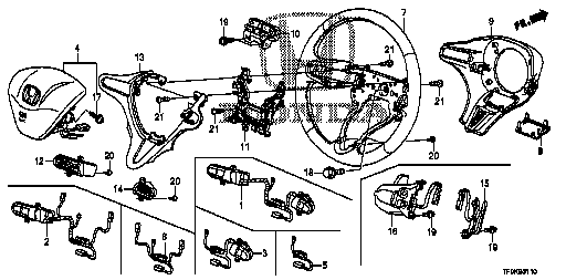Honda Fit GE8 BOLT, HEX 6X23 (90134-S6A-A80)