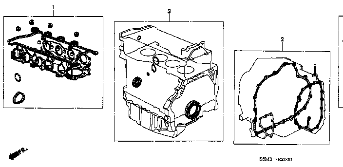 Honda Integra DC5 GASKET KIT,AT TRANSMISSION (06112-PRP-030)