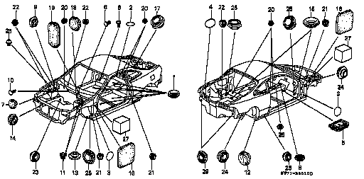 Honda Integra DC2 CAP, VALVE MAINTENANCE HOLE 40MM (91616-SS1-000)