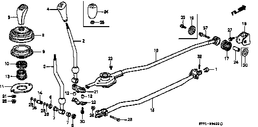 Honda Integra DC2 COLLAR, PIPE MOUNTING (54114-SB2-000)