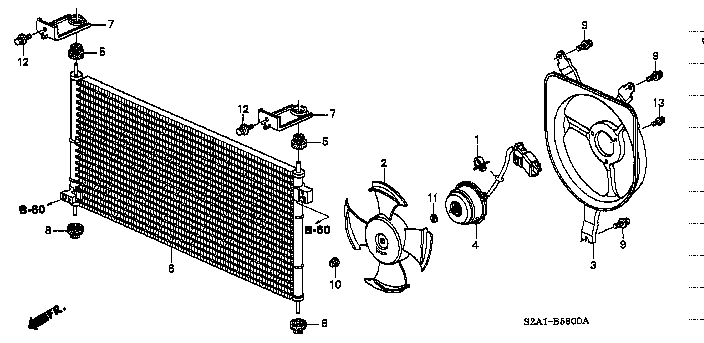 Honda S2000 AP1 CLIP. WIRE HARNESS (32175-647-920)