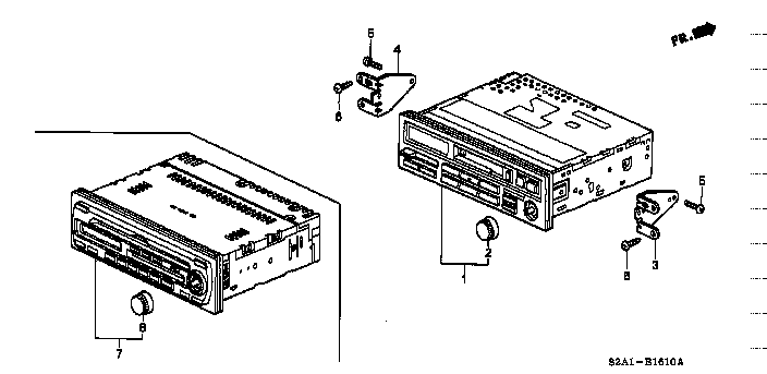 Honda S2000 AP1 SCREW, TAPPING 4X16 (93903-444-20)