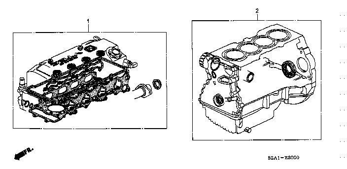 Honda S2000 AP1 GASKET KIT, CYLINDER HEAD (06110-PZX-010)
