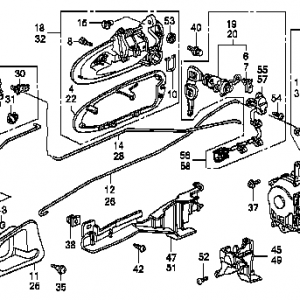 Honda S2000 AP1 ACTUATOR ASSY.,DOOR LOCK (72115-S84-A11)