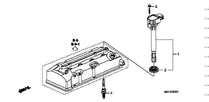 Honda S2000 AP1 SEAL, PLUG HOLE (30522-PFB-007)