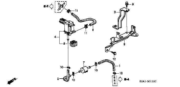 Honda S2000 AP1 JOINT, PURGE (36166-PAA-A01)