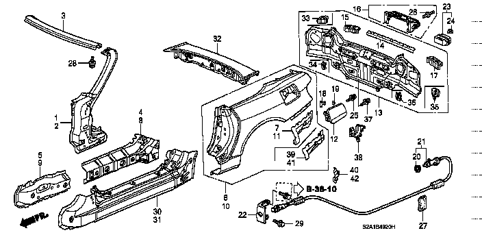 Honda S2000 AP1 BOLT, FLANGE 8X16 (95801-080-1608)