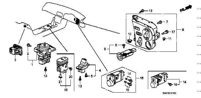 Honda S2000 AP1 BULB COMP. (14V 60MA) (35850-S2A-003)
