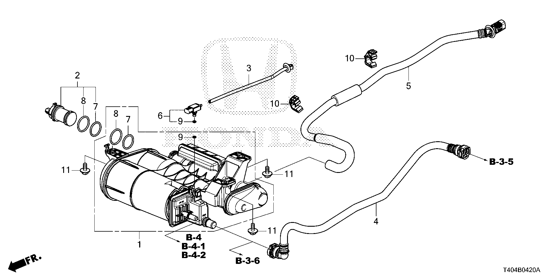 Honda Civic FL5 VALVE, CANISTER VENT SHUT (17310-TBA-A01)