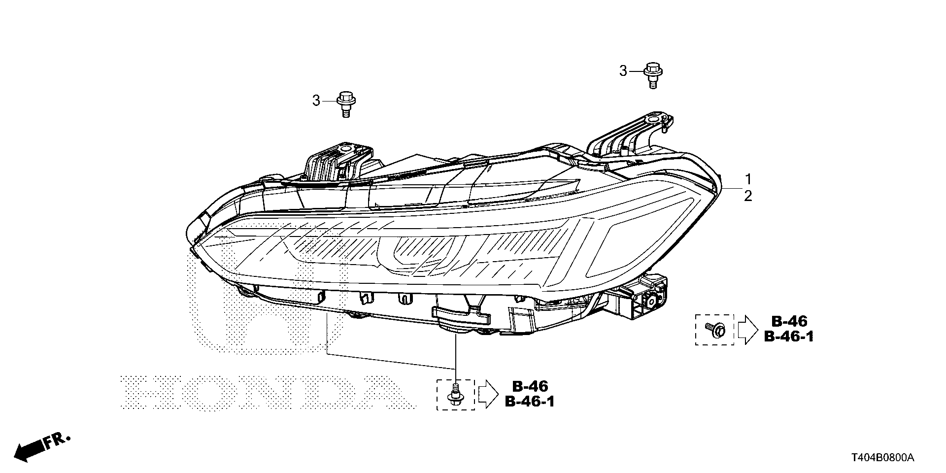 Honda Civic FL5 HEADLIGHT ASSY (33150-T60-A21)