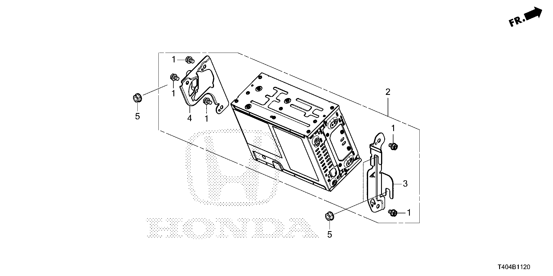 Honda Civic FL5 AUDIO UNIT, DISPLAY (REWRITABLE) (PANASONIC) (8A500-T20-A54)