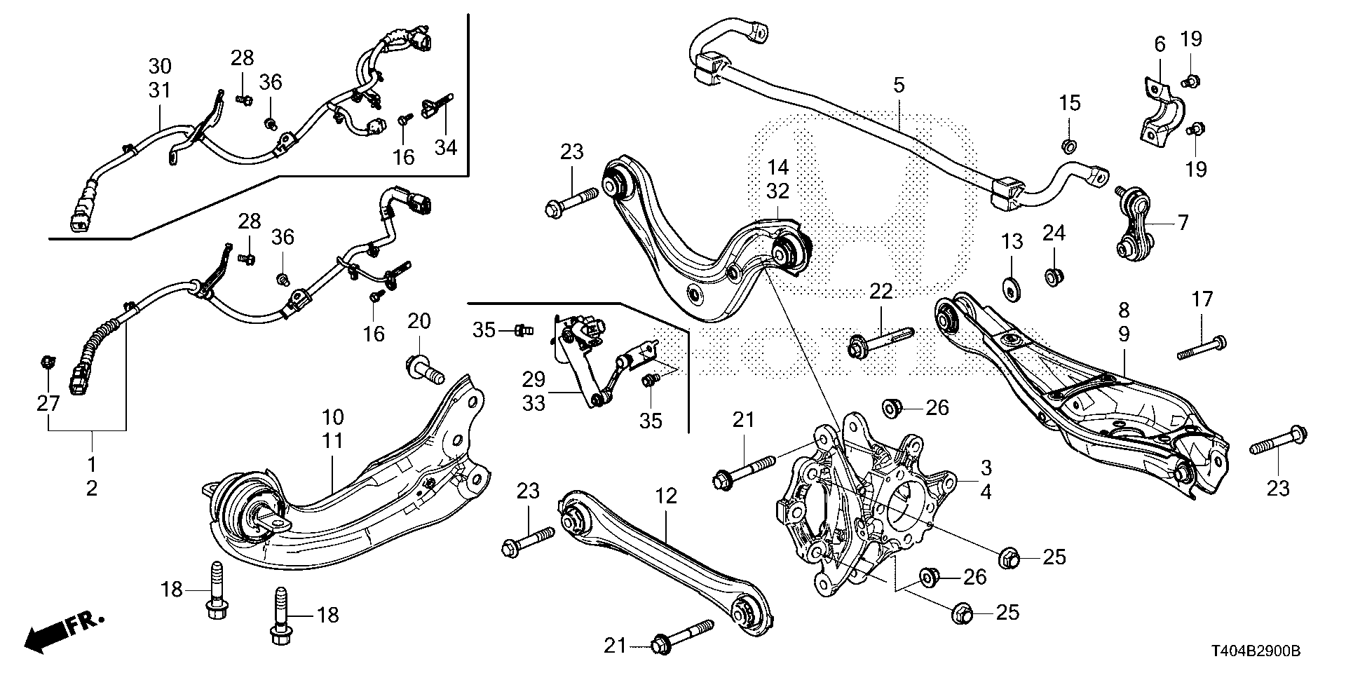 Honda Civic FL5 ARM A, RR (52370-TGH-A00)