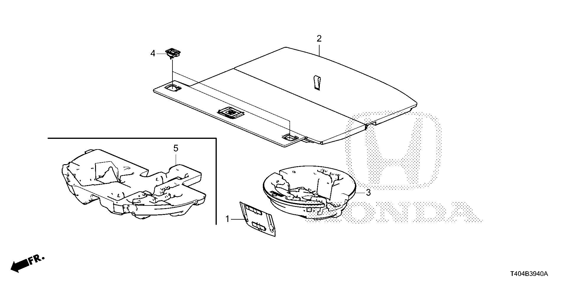Honda Civic FL5 BOX ASSY (84545-T60-A50)