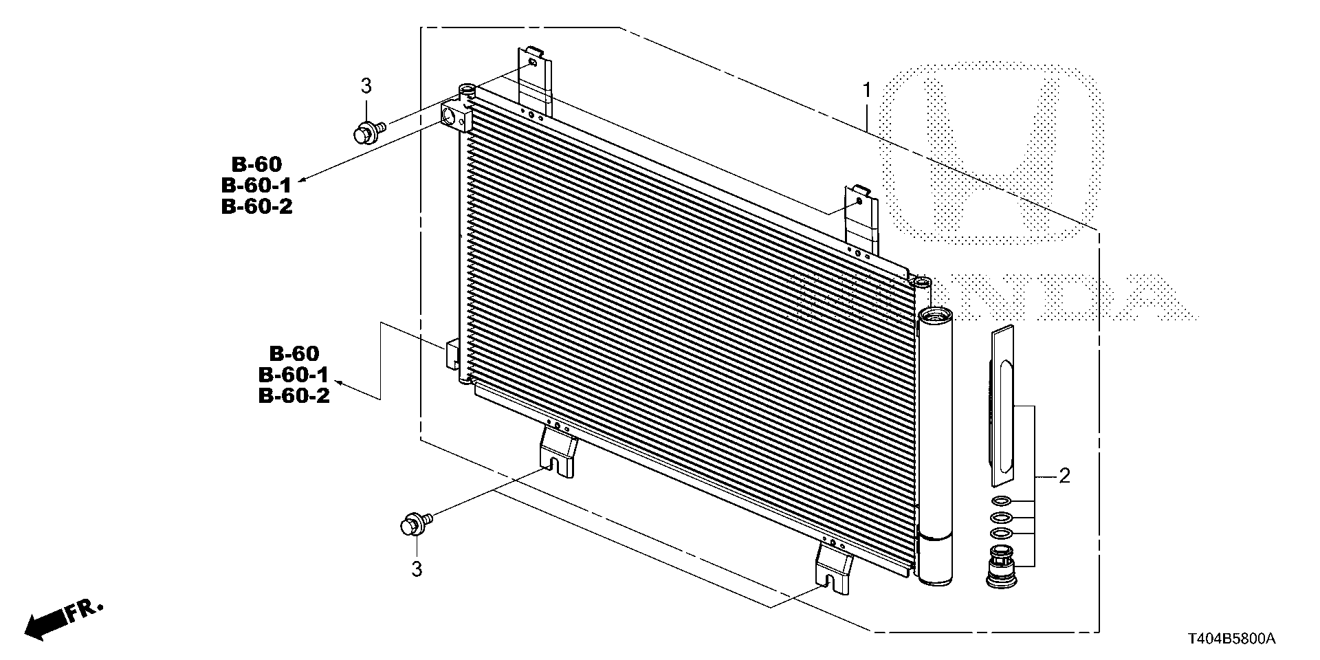Honda Civic FL5 BAG SET, DESICCANT (80101-T02-T01)