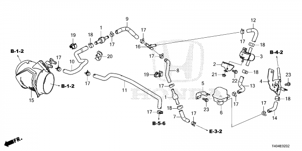 Honda Civic FL5 STAY, PURGE JOINT (36165-RPY-G00) - Injection Imports