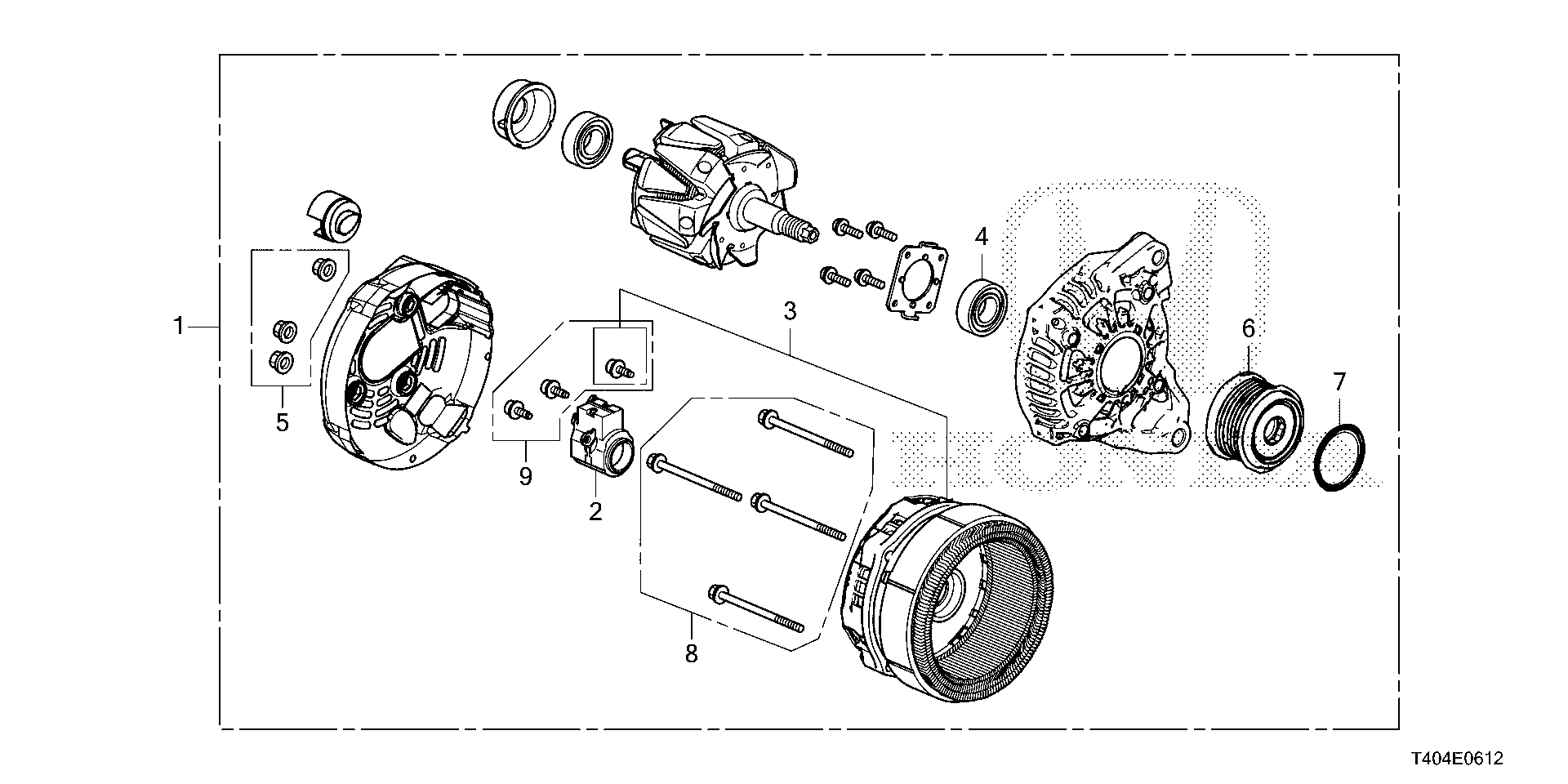 Honda Civic FL5 ALTERNATOR ASSY (31100-66V-315)
