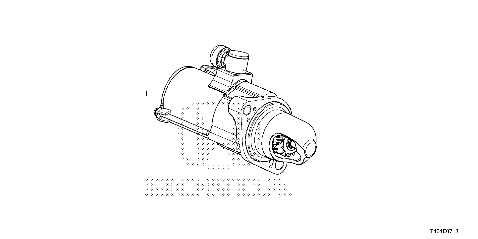 Honda Civic FL5 STARTER MOTOR ASSY (31200-6PV-A01)