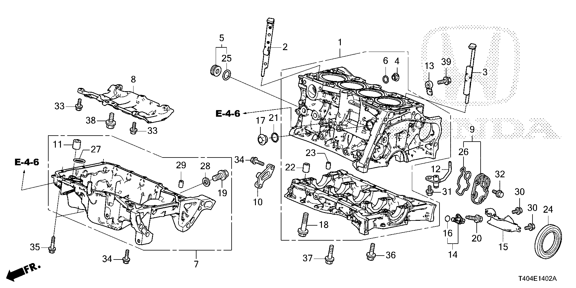 Honda Civic FL5 BLOCK ASSY (11000-RPY-G02)