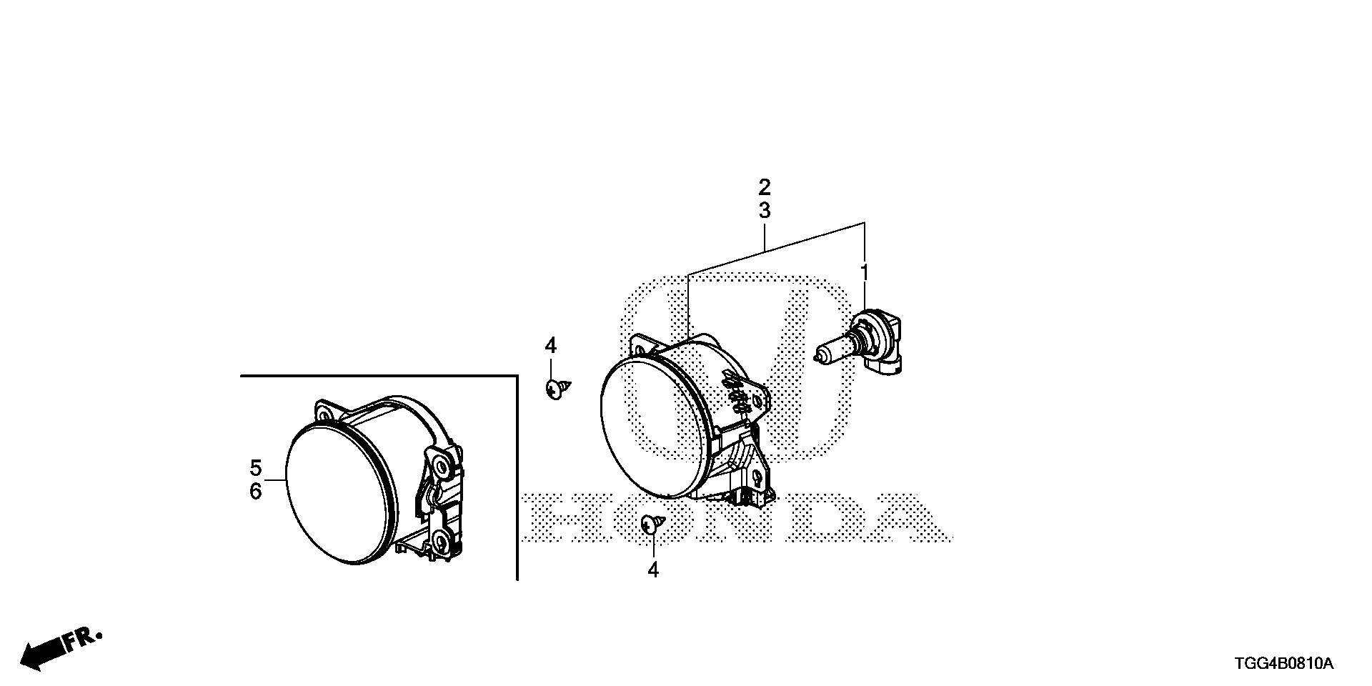 Honda Civic FK8 FOGLIGHT ASSY (33950-TEY-Y01)