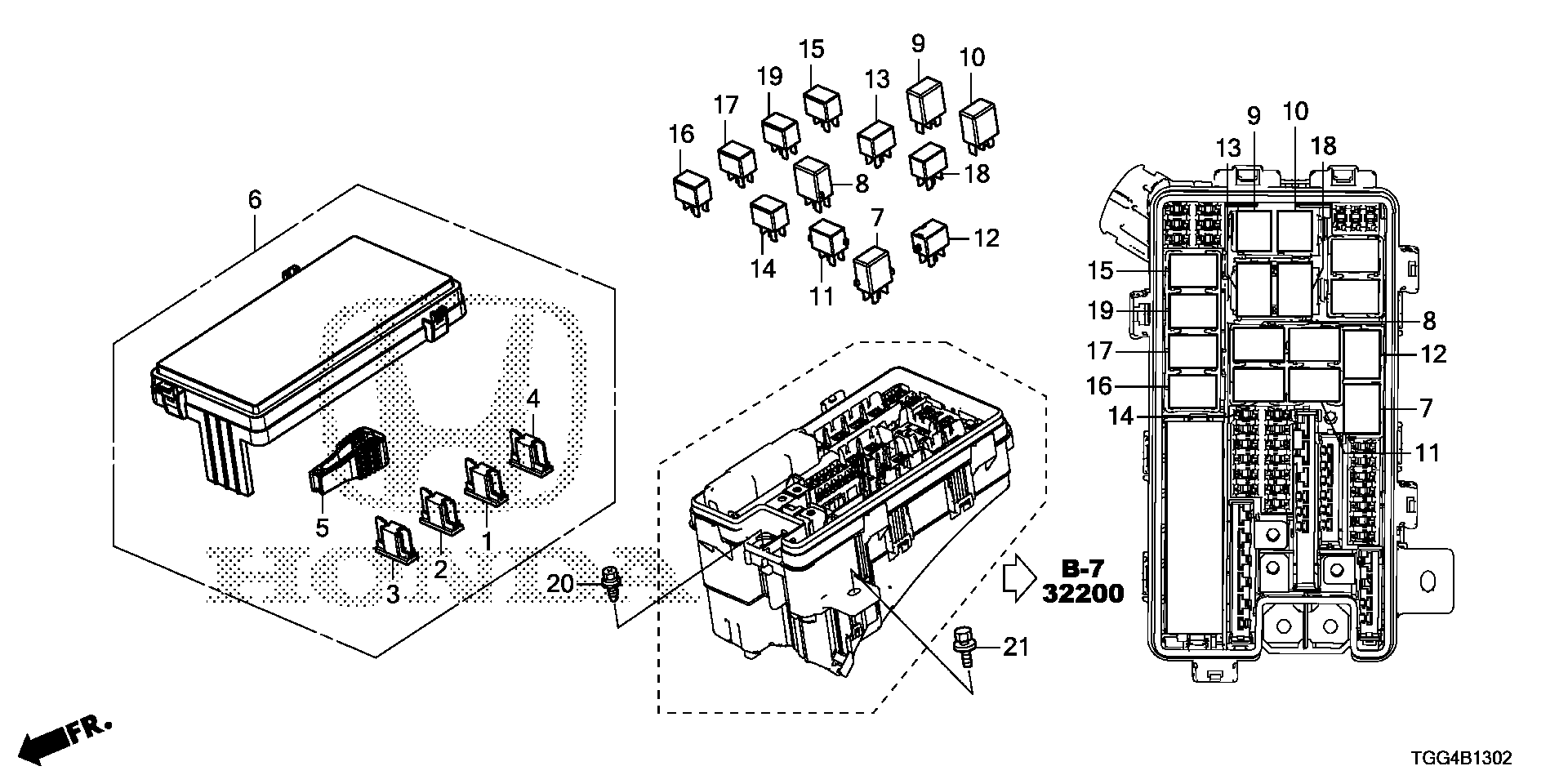 Honda Civic FK8 BOLT (6X21) (90114-STX-A00)