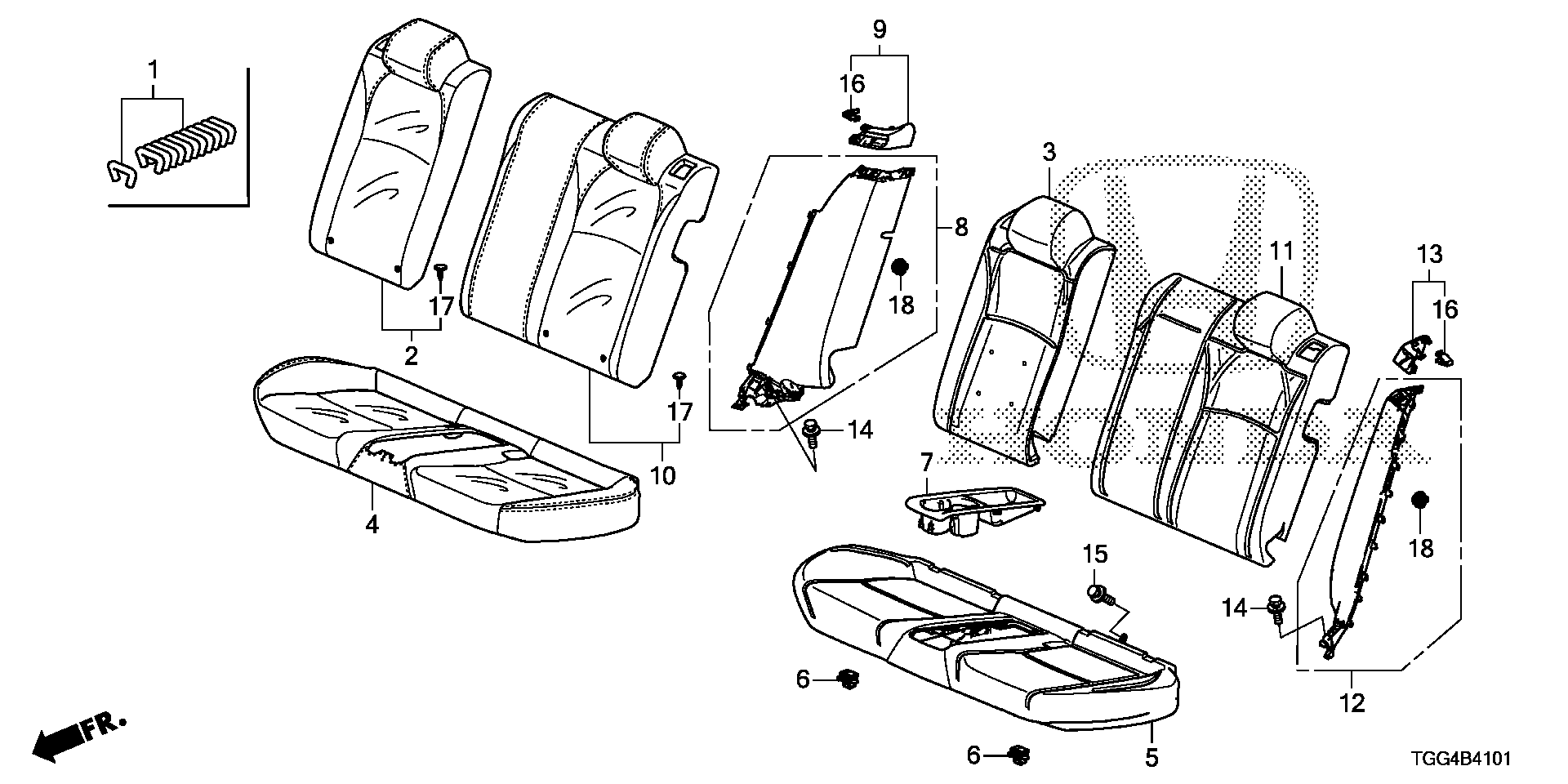 Honda Civic FK8 BOLT-WASHER (6X22) (90123-TR0-003)