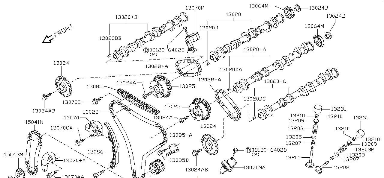 Nissan GTR R35 BOLT (10004-4W00C)