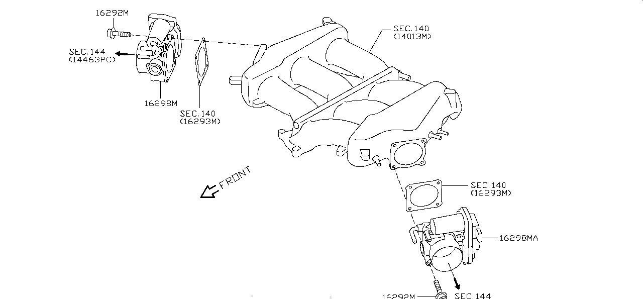 Nissan GTR R35 BOLT,CHAMBER (16122-JK20B)