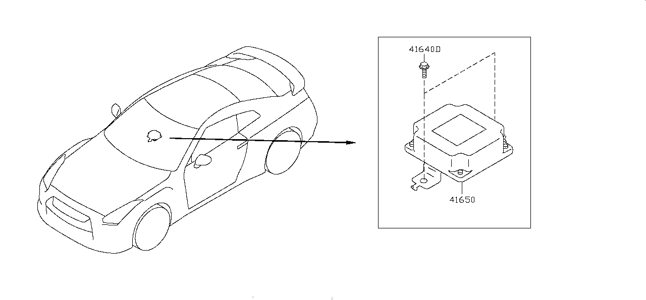 Nissan GTR R35 CONTROL ASSEMBLY,TORGUE SPLIT (41650-KB51A)