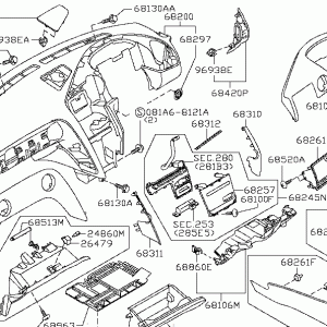 Nissan GTR R35 CLIP (66916-VC300)